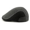 Warm Cap for Middle-Aged and Elderly Men's Winter Ear Protection Beret Peaked Cap