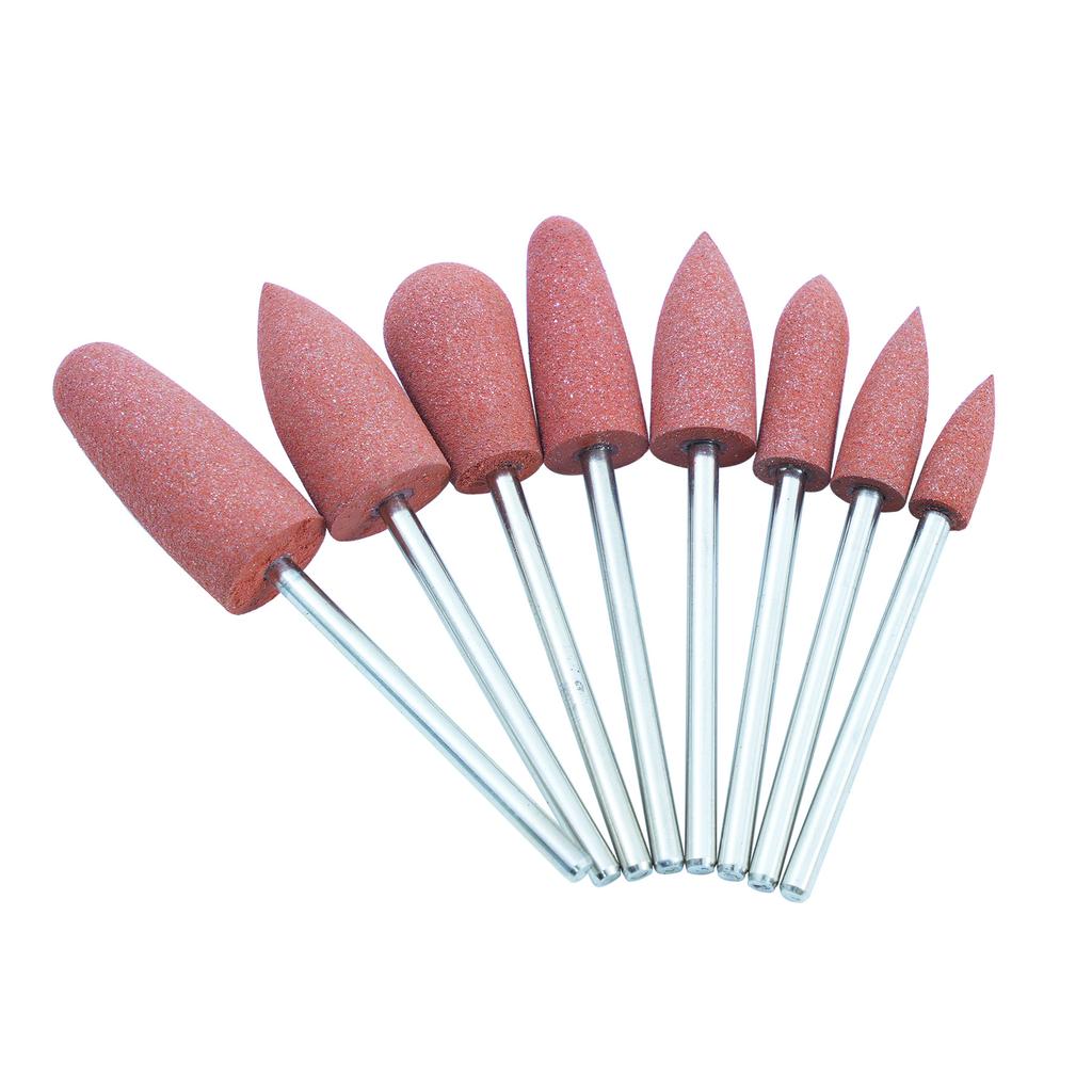 10Pcs/Lot 2.35mm Dental Silicone Rubber Polishers Burs Grinding Heads HP Shank Drill Rotary Teeth Whitening Dentist Tool