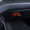 Red Carbon Co-pilot Storage Box Handle Trim Cover Accessories For Ram 3500 19-24
