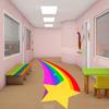 Colorful Rainbow Decorative Stickers Children's Room Kindergartens Playgrounds Entrance Atmosphere Flooring Ugly Covering Poster