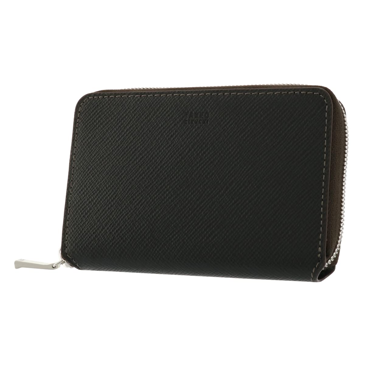 

Bifold Wallet Round Zipper Genuine Leather Panama 729625 Cowhide Leather Black [Takeo Kikuchi] Men s [01]