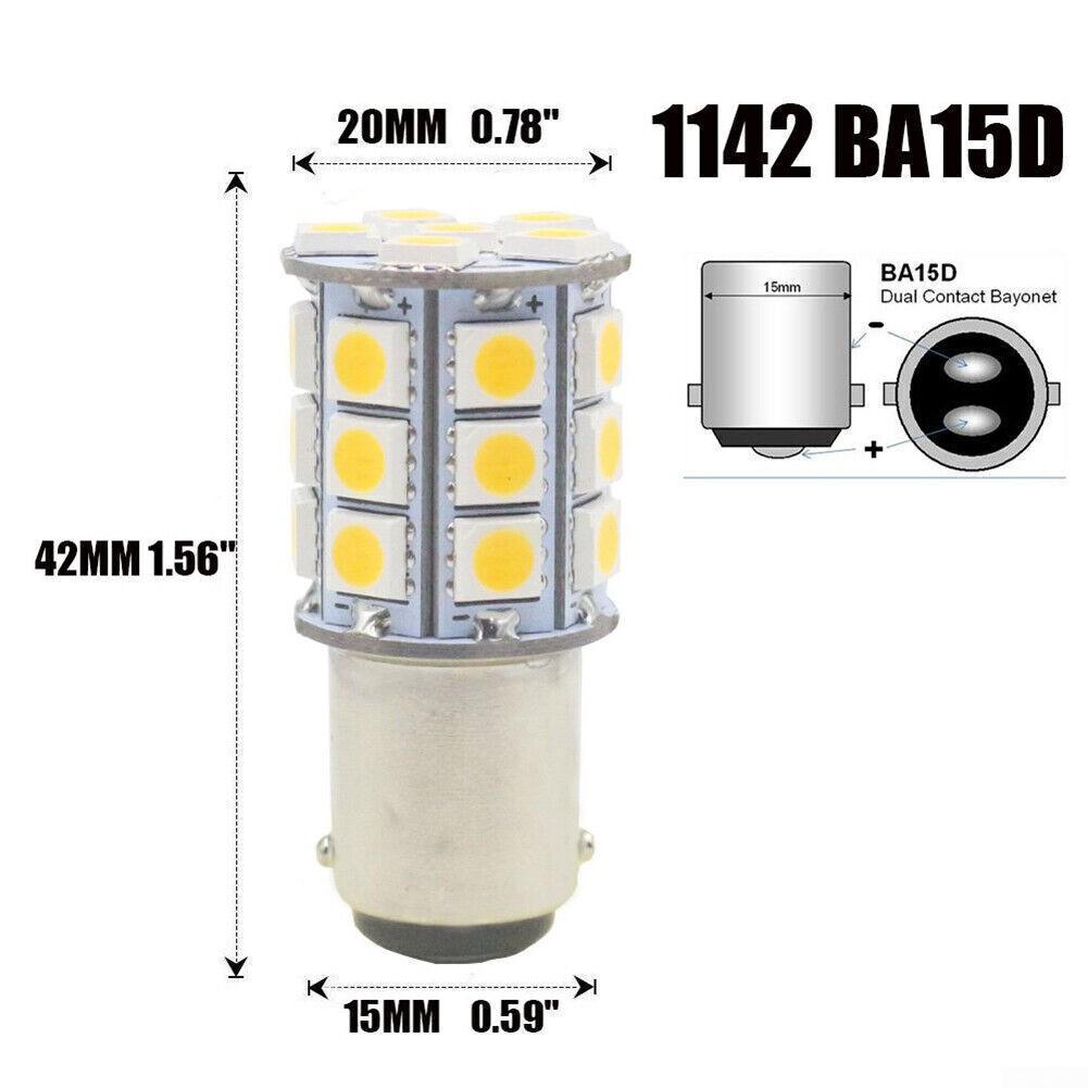 LED 1 buc 27-SMD BA15D Cabină ambarcațiune Marine DC 9V-DC14V