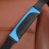 Car Seat Belt PU Leather Safety Seat Belt Breathable Protection Interior Auto Accessories Car Shoulder Cover Padding Pad