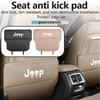 For Car Seat Back Protection Anti-Kick Pad Rear Seat Storage Bag Grand Cherokee Patriot Renegade Compass Wrangler