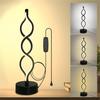 1pc Usb Powered Seaweed Shaped Desk Lamp Creative Bedside Atmosphere Night Light for Bedroom Living Room Table Decor Lighting