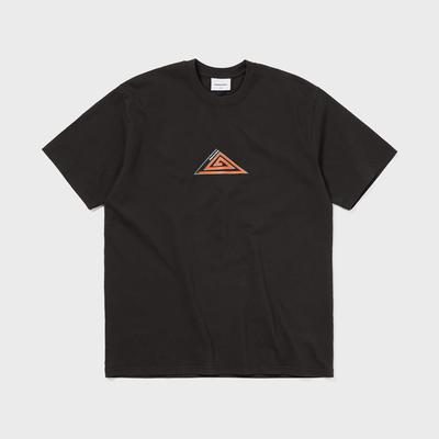 ThIs Is Never That Spiral Triangle Tee Off Black