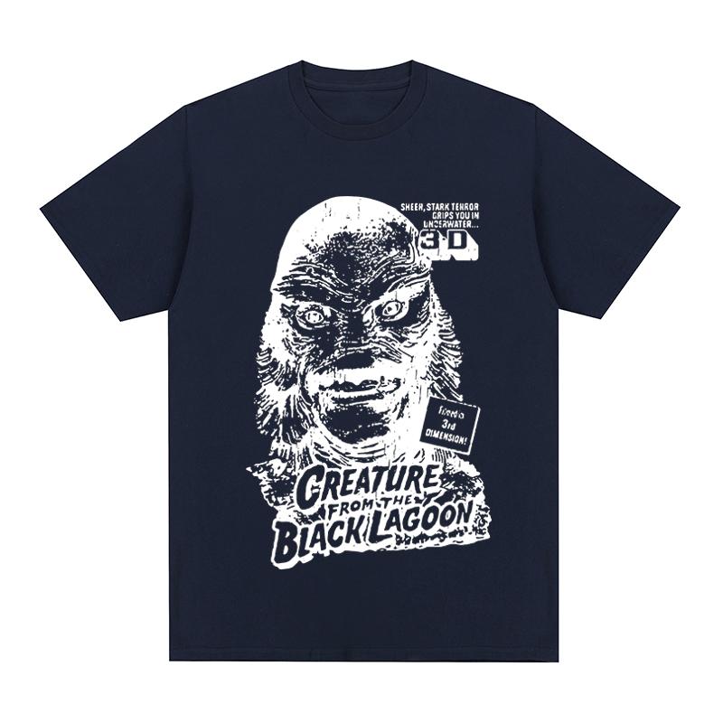 Creature from the Black Lagoon Vintage T-shirt Retro Style Black Female Lovers Cotton Men T Shirt New TEE TSHIRT Womens Tops