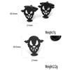 European American Broken Soul Clown Brooch Cufflinks Retro Middle Ancient Style Horror Easter Essential Clothing Accessories