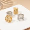 New Creative Magic Retractable Charm Bracelet Shiny Rhinestone Inlaid Twist Stretchable Bangle For Women Men Personality Jewelry