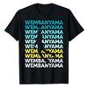 Wembanyama Basketbal Geweldig Cadeau Fan T-Shirt Basketbalspeler Grafisch T-shirt Tops Herenmode Sportoutfits Echtgenoot Jongens Cadeau