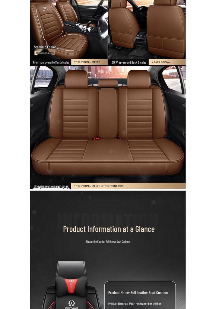 Nissan Car Seat Cover Set: Fits Sylphy, Kicks, Bluebird, Teana, Qashqai, X-Trail, Tiida – All-Season Cushions.