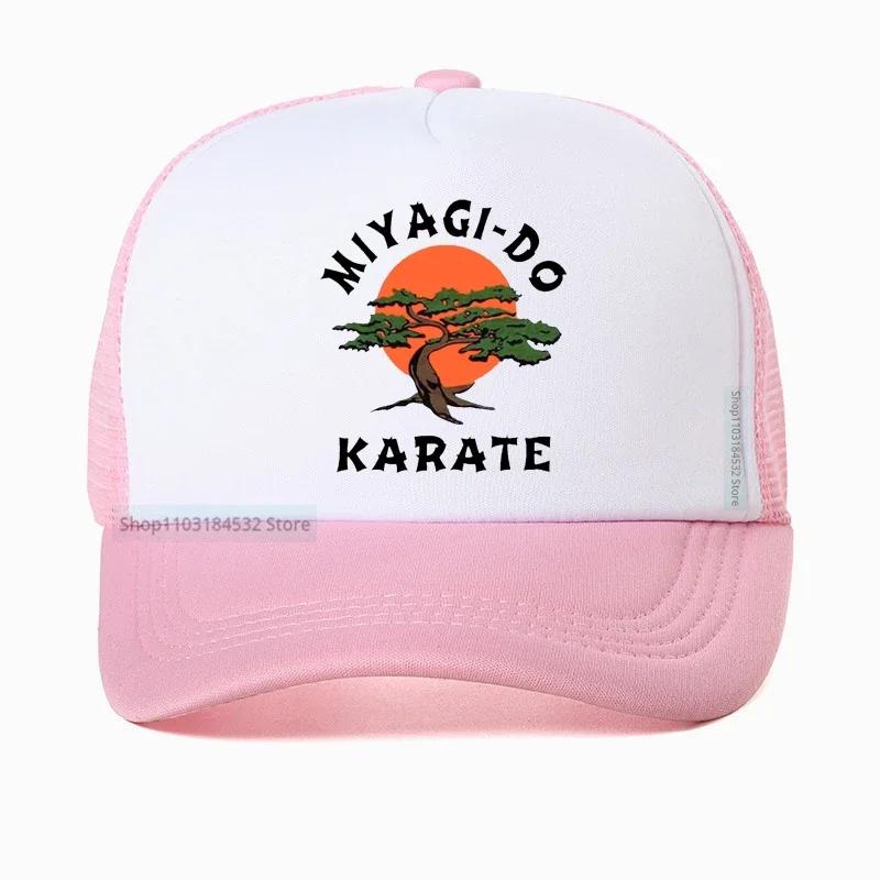 Miyagi Do Jo Trucker Caps Inspired By Karate Kid Funny Baseball Cap Martial Art Retro Cool Unisex hat Mesh Visor Outdoor Sun Hats