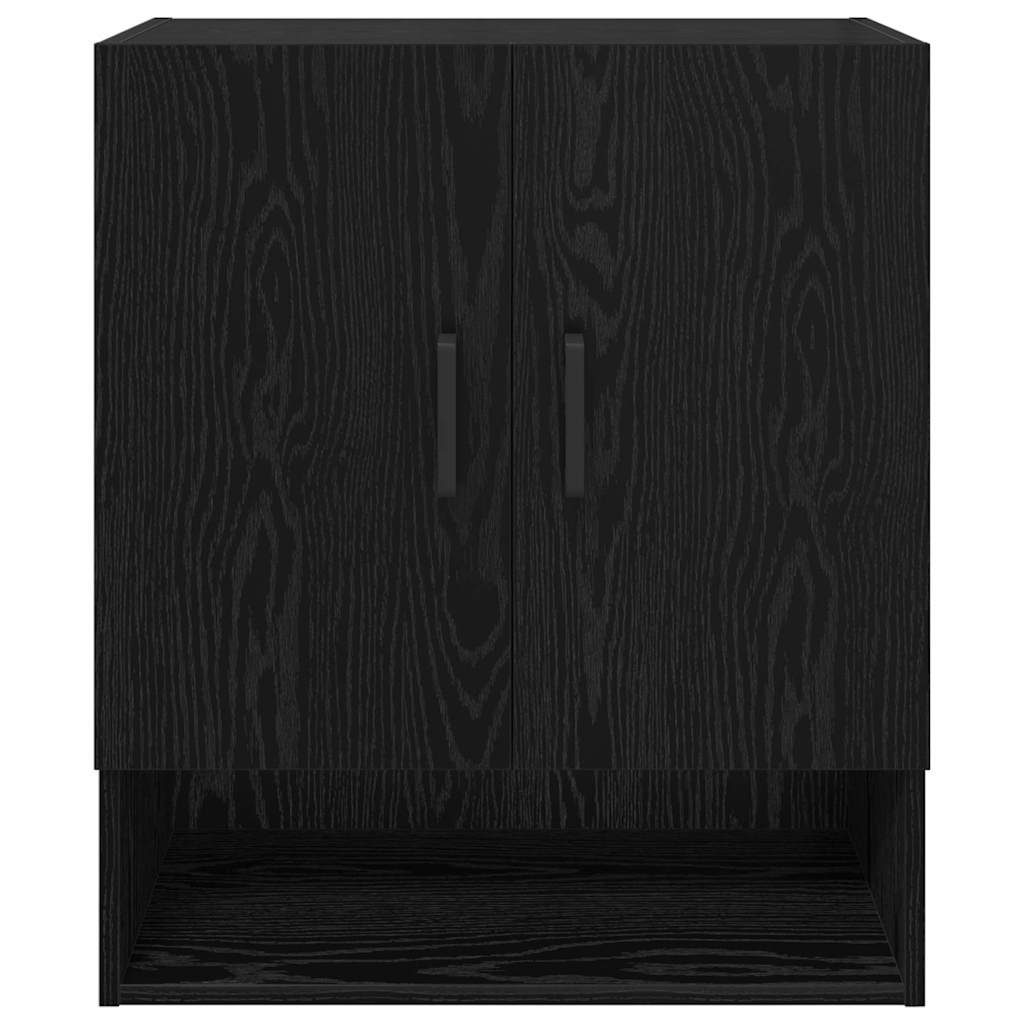 Wall Cabinet Black Oak Effect 60 x 31 x 70 cm Particleboard