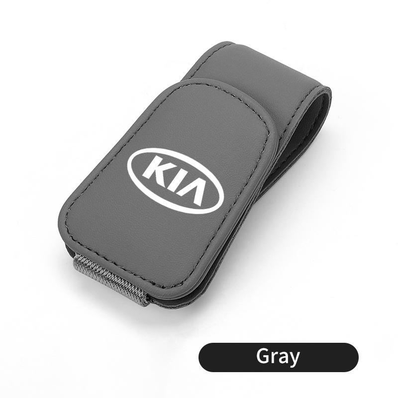 CKWQ4 Car Multifunction Sunglasses Holder Glasses Clip Card Ticket Clip Storage Clips For KIA Cerato Proceed Venga Stonic Picanto