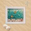 DIY Photo Frame Kit Glass Photo Frame Decorative Painting Set Sea Sea Glass Home