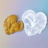 DIY Mother Themed Heart-shaped Resin Silicone Mold, Hanging Decoration for Home Decoration,  Cake Decoration Mold, Mother's Gift