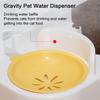 Pet Feeder Automatic Gravity Cat Dog Water Dispenser Large Capacity Visible Pet Food Feeder Pet Supplies