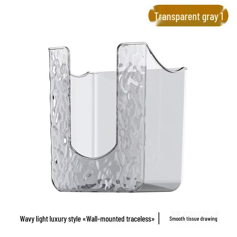 Wall-Mounted Wet Wipe & Tissue Box, Punch-Free, Upside-Down Design for Bathroom or Kitchen Use
