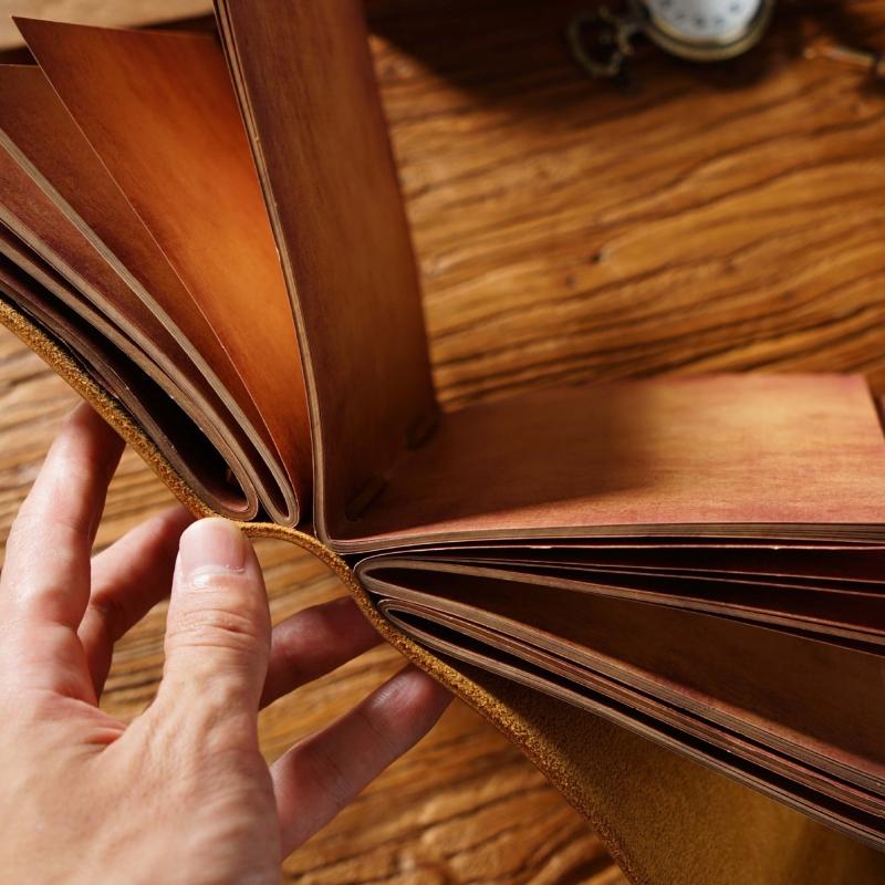 Retro Magic Leather Journey Diary Notepad Journal Planner Notebook with for Key Ornaments for Women Men Artist Writer Gi