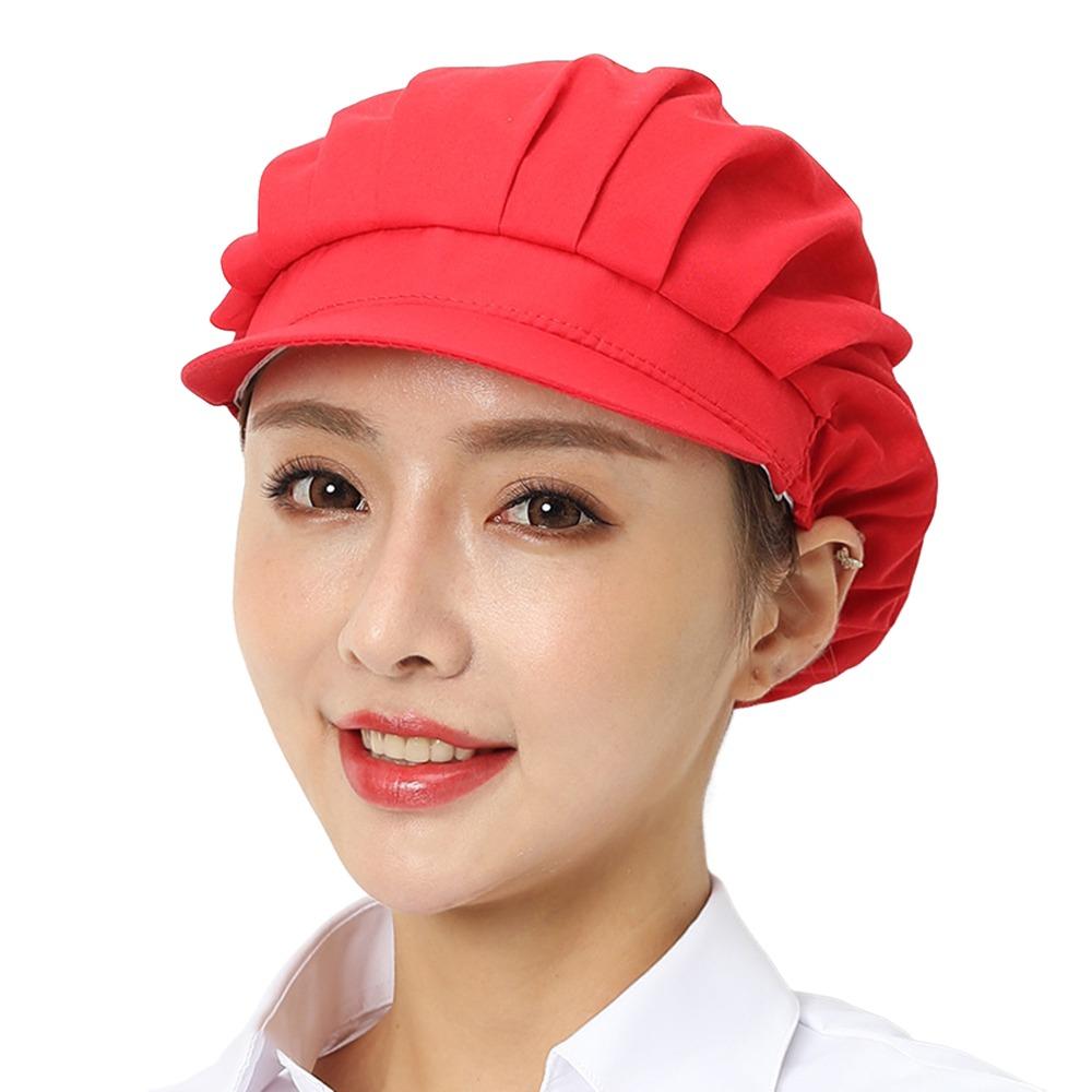 Elastic Chef Hat Smoke-proof Hair Nets Cap Fashion Workshop Work Hat Food Service