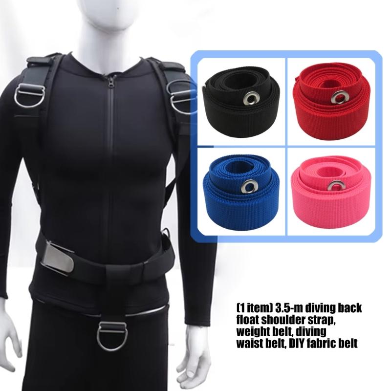 Sostituzione Cinghia Backplate Subacquea Cintura Pesi Subacquea 3,5M Accessori Backplate Subacquea Backmount