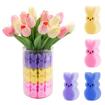 40 Pcs Easter Sponge Rabbit Vase Filler DIY Decoration Bunnies Mini Rabbit