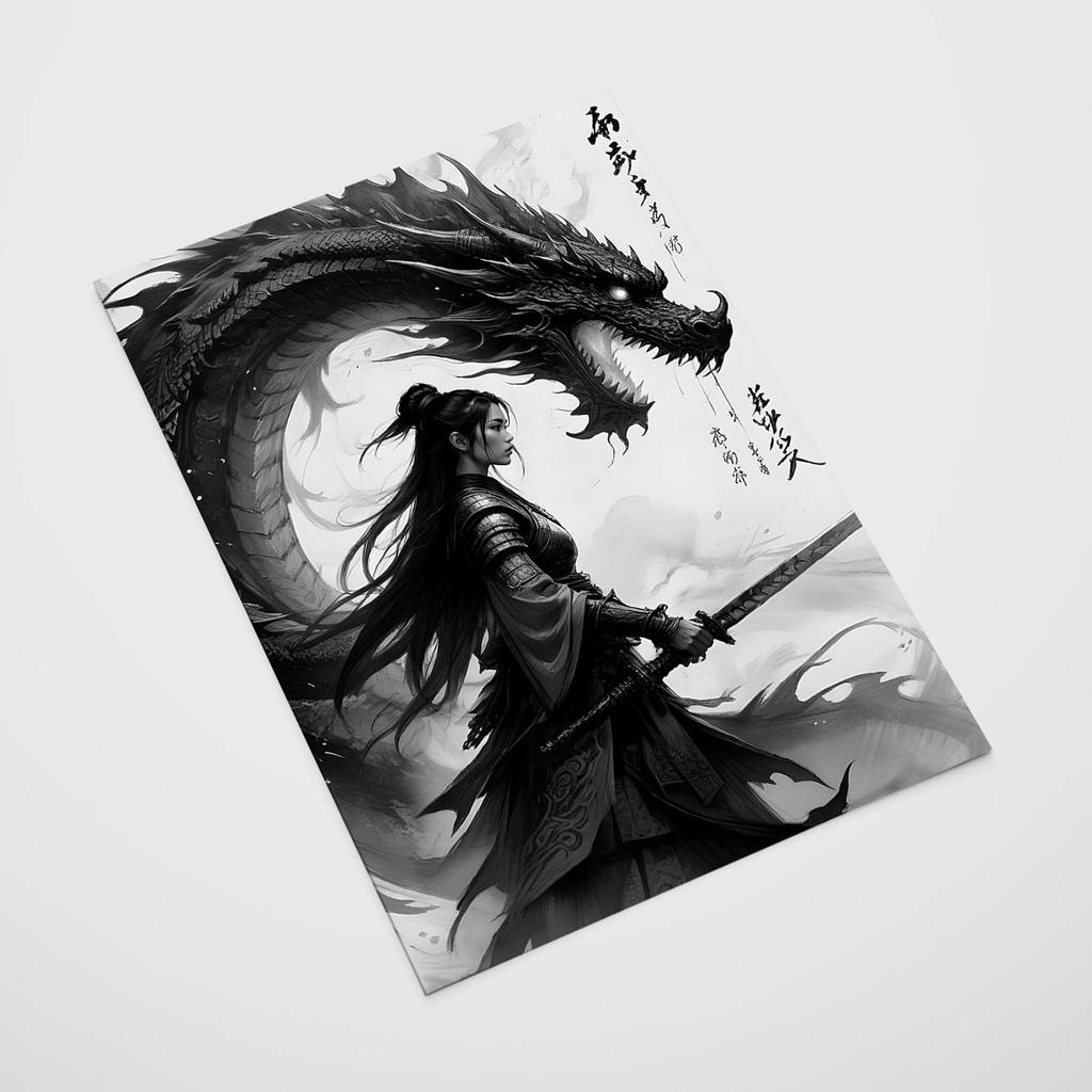 Japanese Dragon Poster