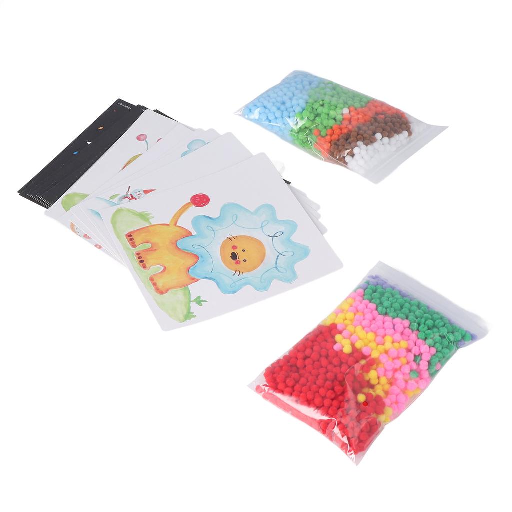Mosaic Sticker Art Sticky DIY for Kids Enhanced Color Perception Exercise Hand Eye Coordination Handcraft Mosaic Art