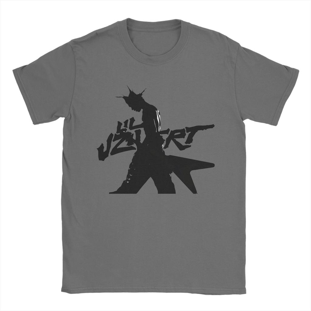 Rapper L-Lil U-Uzi Vert T Shirt Summer  Cotton T Shirts For Men's Harajuku Pattern Tee Shirt Short Sleeve Street Style Tees