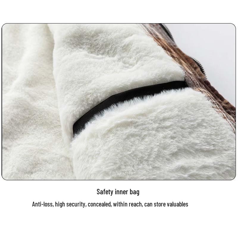 PLAYBOY Men's Winter Warm Lapel Cotton Jacket