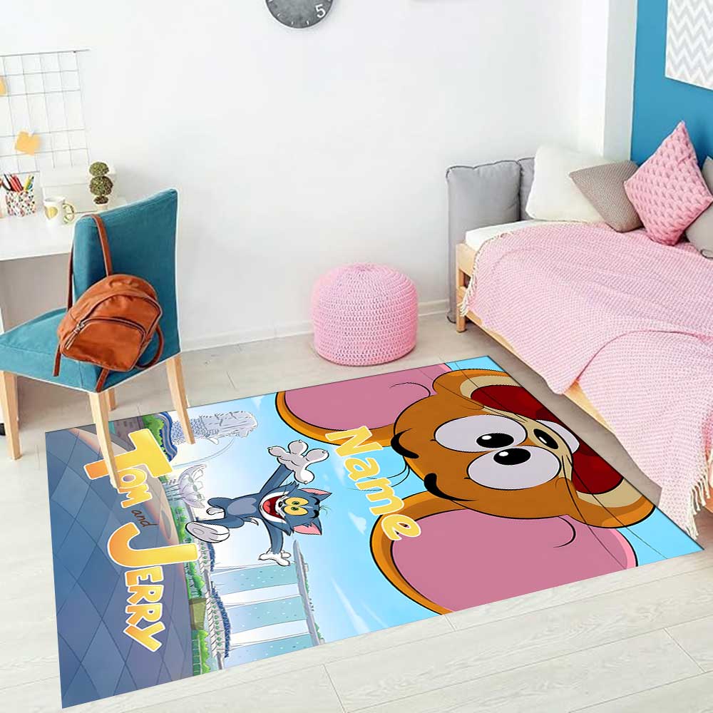 Warner Bros. Funktioniert (26) Personalisieren Sie Ihren Namens-Teppich, Ihr Bürostuhl-Kissen, Ihr Geschenk für Schlafzimmer und Wohnzimmer zu Hause.