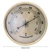 Gold Frame Gold Literal Diameter 90mm Thermometer for Home Office Decorations