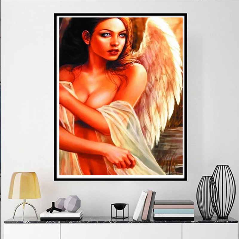 Νέα Άφιξη 5D DIY Πλήρης Κύκλος Ζωγραφική με Διαμάντια "Φωτογραφία Τέχνης Κοριτσιών" Κέντημα Σταυροβελονιά Διακόσμηση Σπιτιού Δώρο