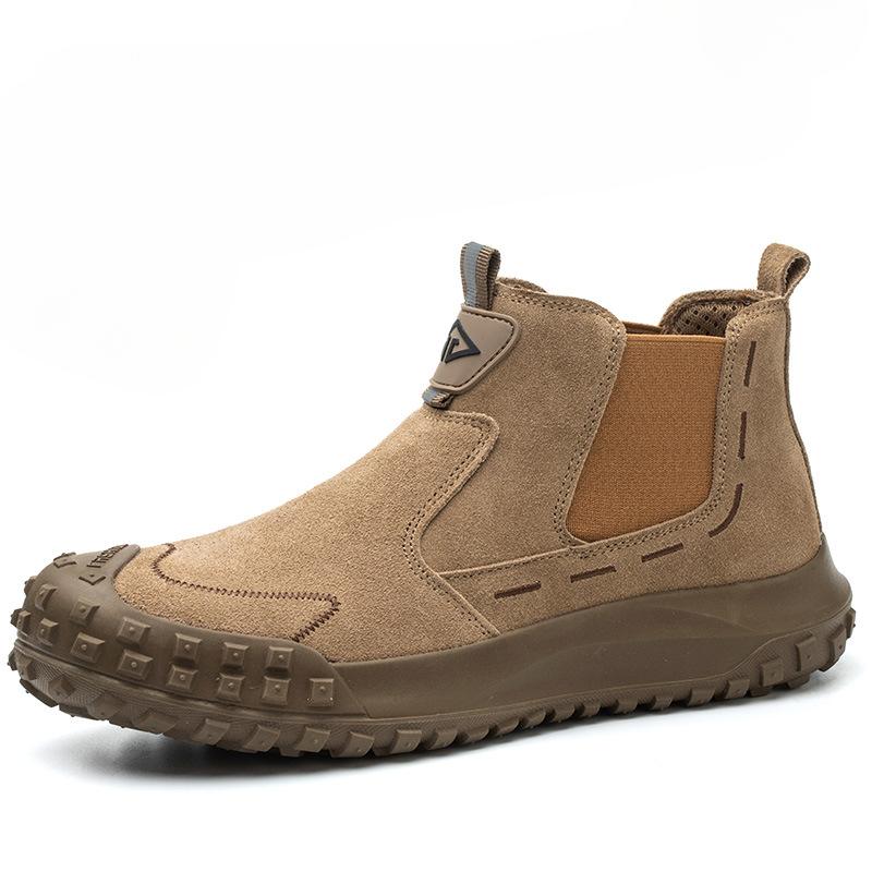 

Трудовое страхование Хлопковая обувь Мужская нескользящая износостойкая обувь Защитная обувь от ожогов 44 коричневый