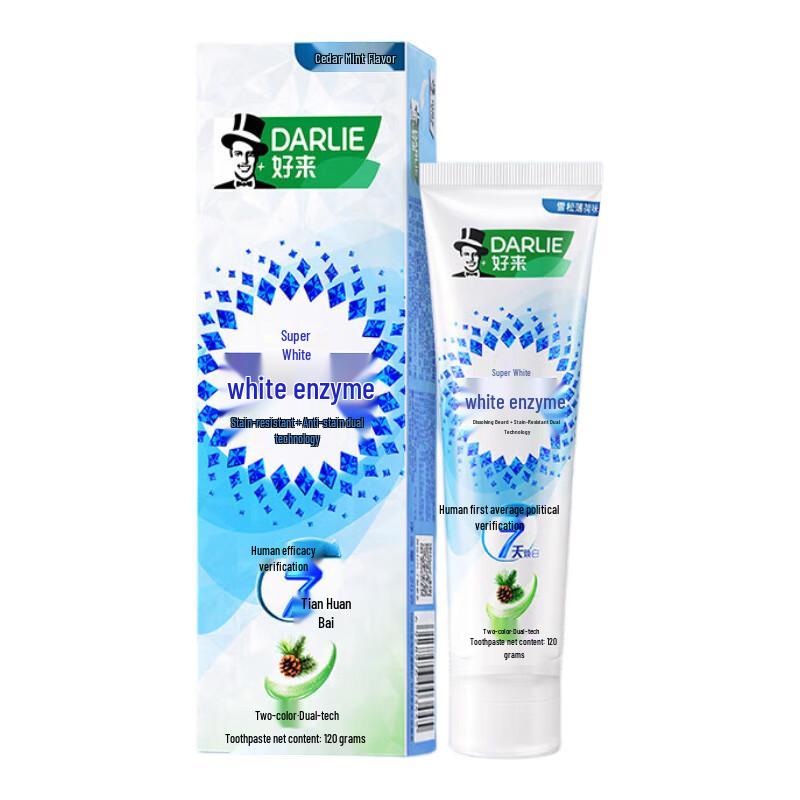 

Darlie White Enzyme Fresh Mint Toothpaste