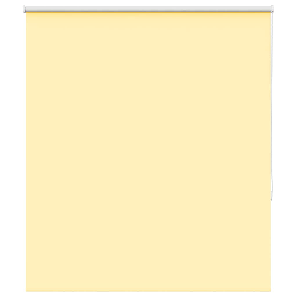 Blackout Roller Blind Yellow 135 X 175 Cm Fabric Width 131.6 Cm Polyester