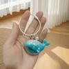 10pcs Funny Dolphin Keychain With Liquid For Car Keys Kawaii Whale House Pendant Keyring Girls Handbag Key Chains Jewelry Gifts