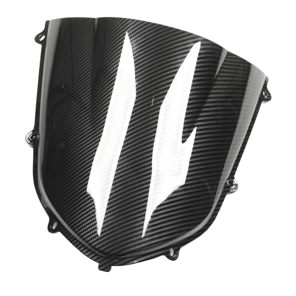 Motorcykel Vindruta Kolfiberstil Framruta Vindavvisare Skydd Ersättning för ZX‑10R 2004‑2005