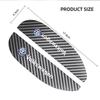 2 piezas de Fibra de Carbono Ceja de Lluvia para Espejo Retrovisor de Coche Pegatina Para VW Volkswagen Jetta MK5 Golf Passat 3B7 601 171 Accesorios para Coche