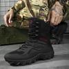 Men's Mid-Top Desert Tactical Military Sports Boots - Large Size