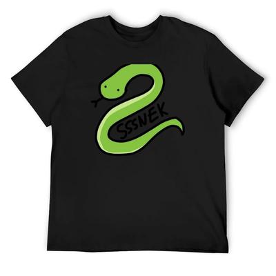 Grünes Schlangen T-Shirt shirts Grafik Baggy Shirts Jungen Tierprint T-Shirts für Männer