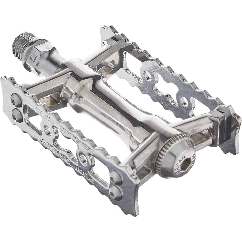 MKS Sylvan Touring Next Silver Bicycle Pedal Lightweight Durable Design
