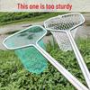 Super Hard Stainless Steel Fishing Landing Net with Bag - Large Fish Sea Foraging Scoop Set