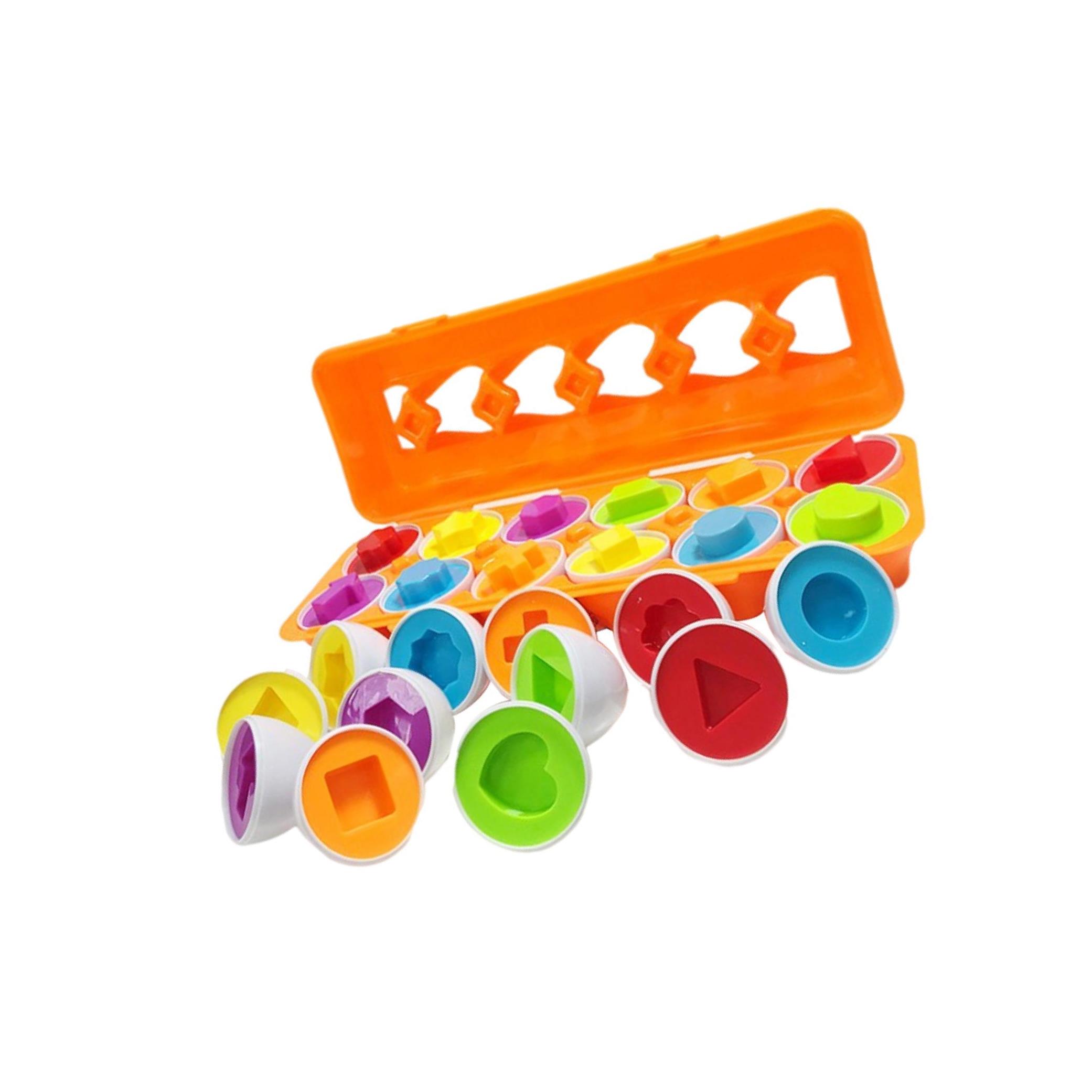 Сортер Веселые Сопоставления Яйцо Обучающие Игрушки Пазл Набор 12x