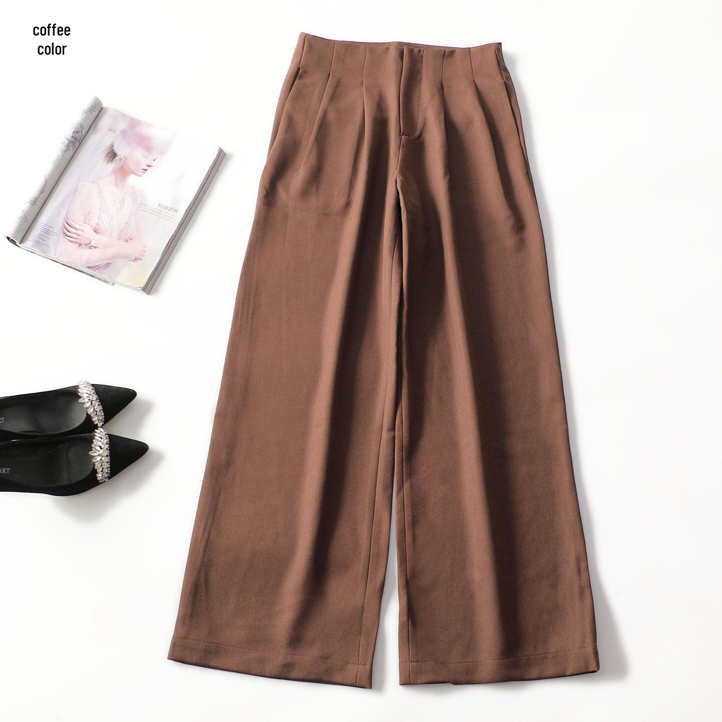 413701 Spring Long Casual Women s Pants - Quality Clothing Clearance Medium кофейный