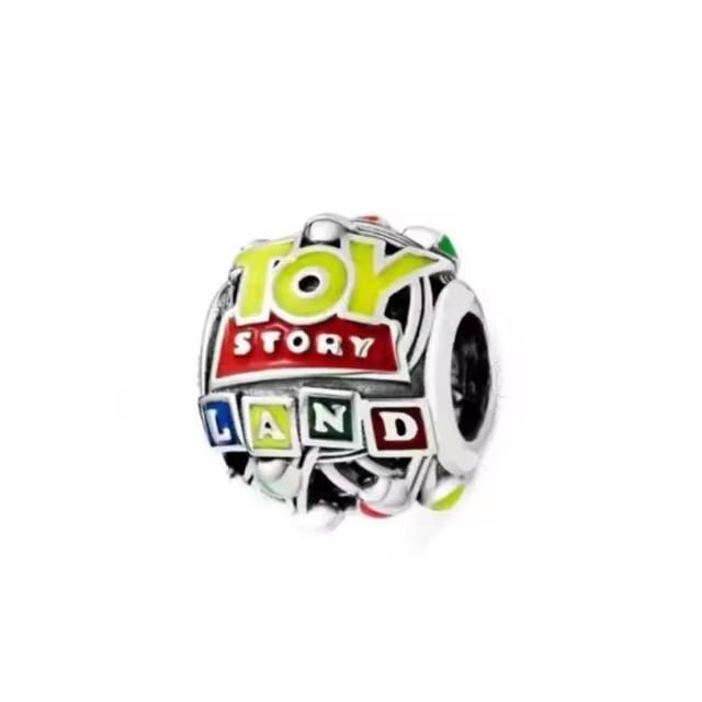 Toy Story Copper Buzz Robot Bead Compatible With Authentic Bracelets Do It Yourself Accessories Lady Girl Jewellery Gifts