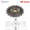 428# 17mm Teeth Front Engine Sprocket 10 11 12 13 14 15 16 17 18 19T For Dirt Pit Bike ATV Quad Go Kart Buggy Scooter Motorcycle