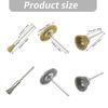 Durability Copper Steel Wire Wheel 2.35mm Round Shank For Effective Metal Surfaces Preparation And Finishing Work