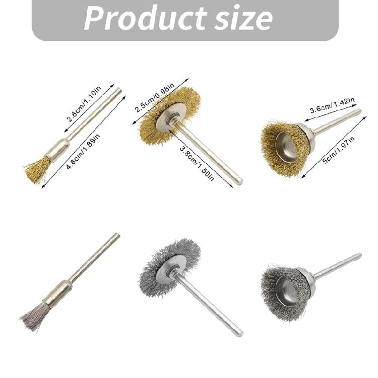 Durability Copper Steel Wire Wheel 2.35mm Round Shank For Effective Metal Surfaces Preparation And Finishing Work