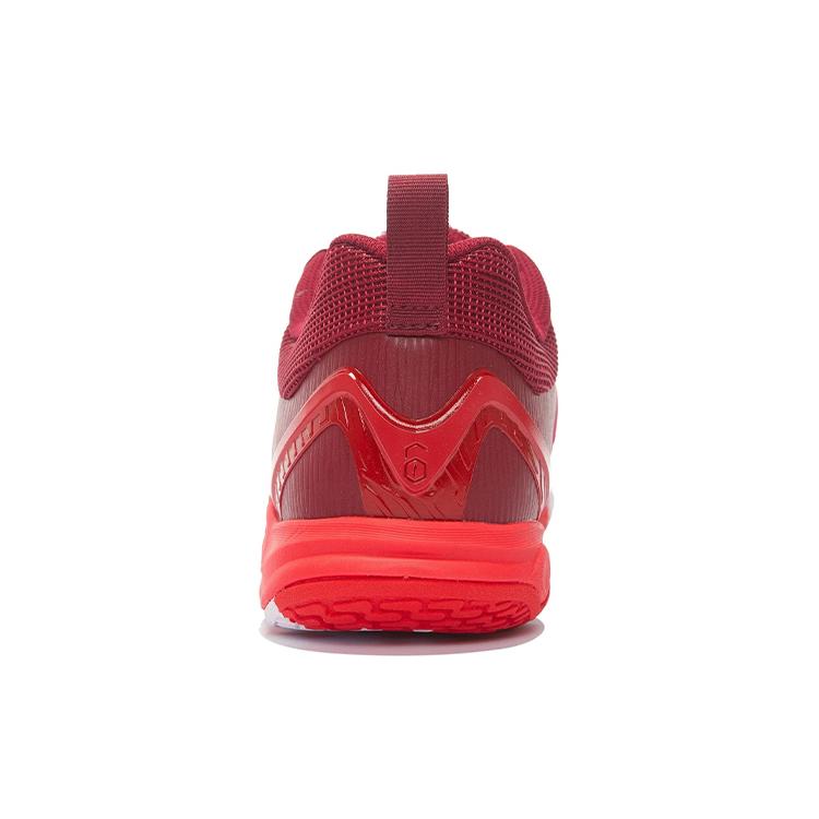 New LiNing Ranger6 LITE Cushioned Slip Resistant Abrasion Resistant Low Top Badminton Shoes Unisex Red AYTS012-2